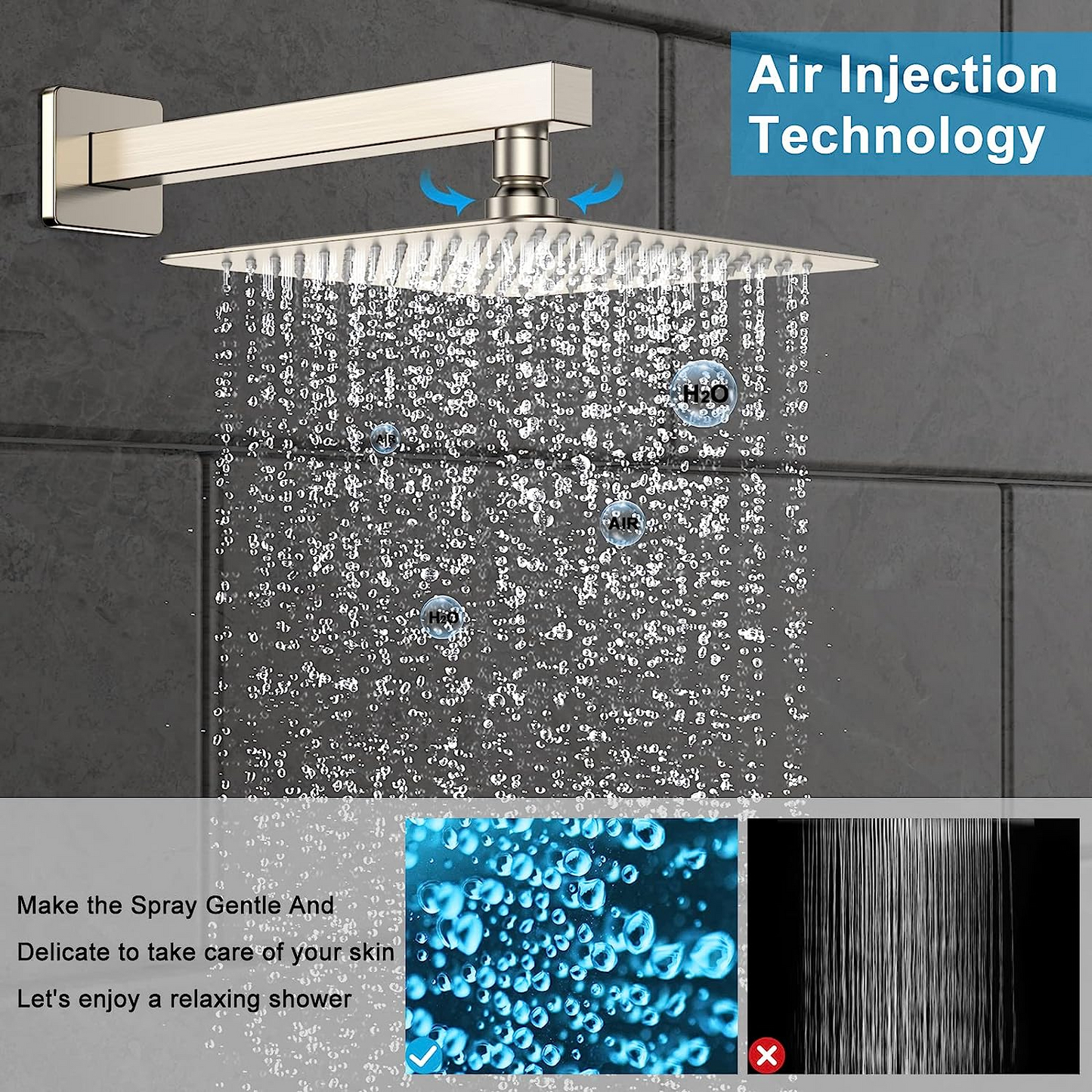 10 inch Rain Shower System Faucet