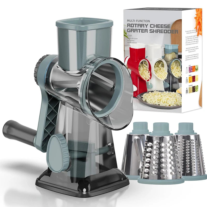 3 in 1 Rotary Manual Grater 