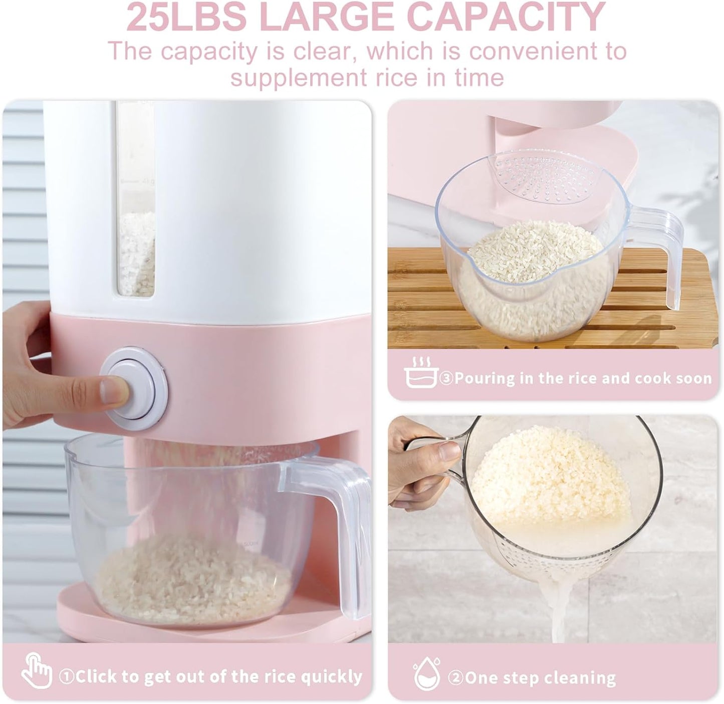 Pink Rice Storage