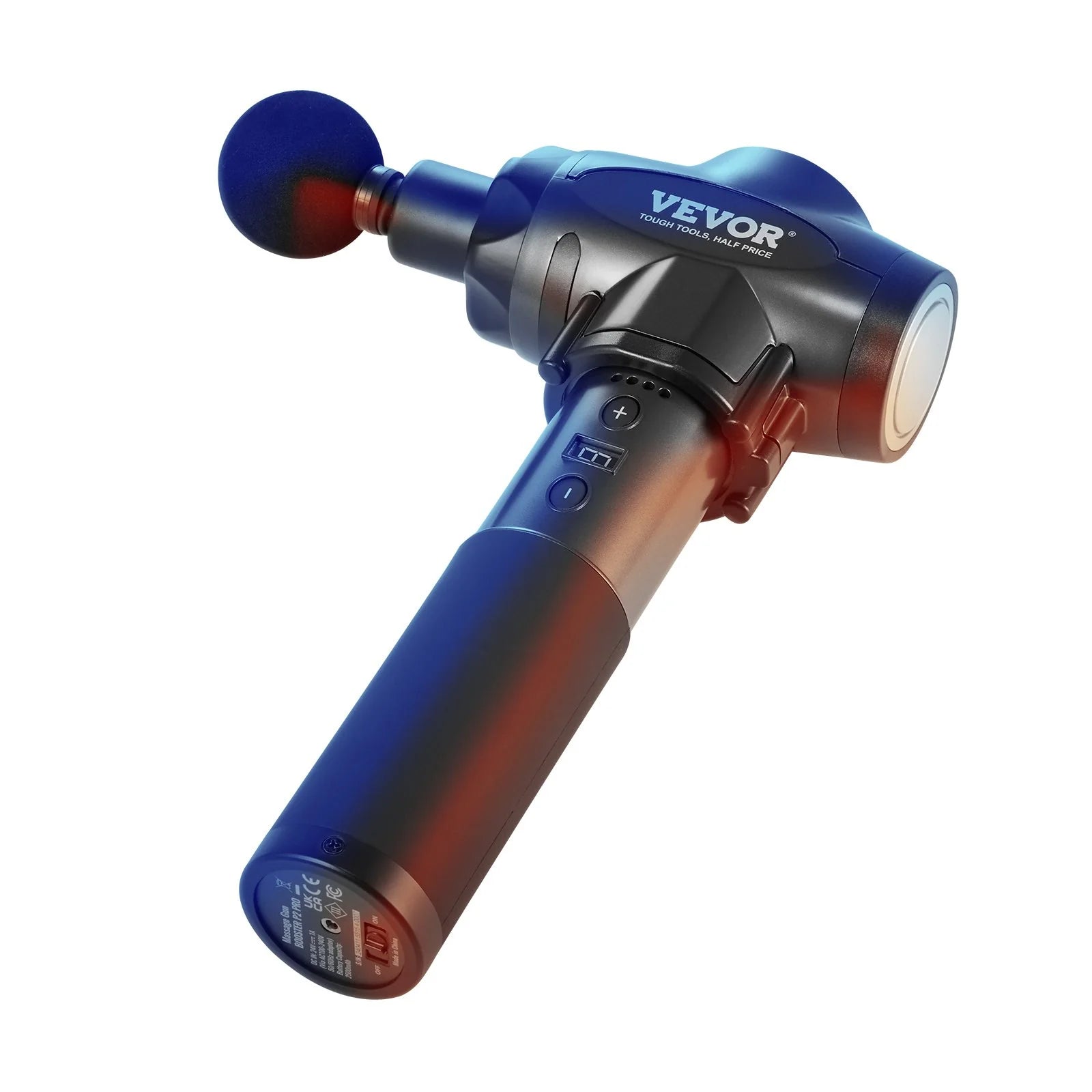 Deep Tissue Massage Gun with 9 Speed Levels & 6 Massage Heads