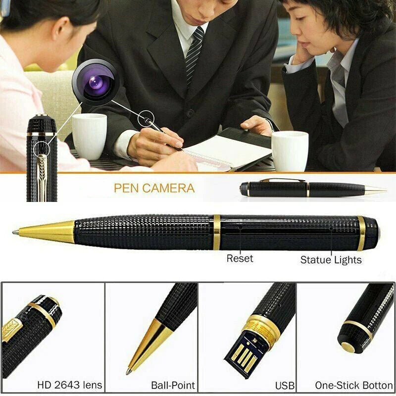 1080P HD Hidden Camera Pocket Pen