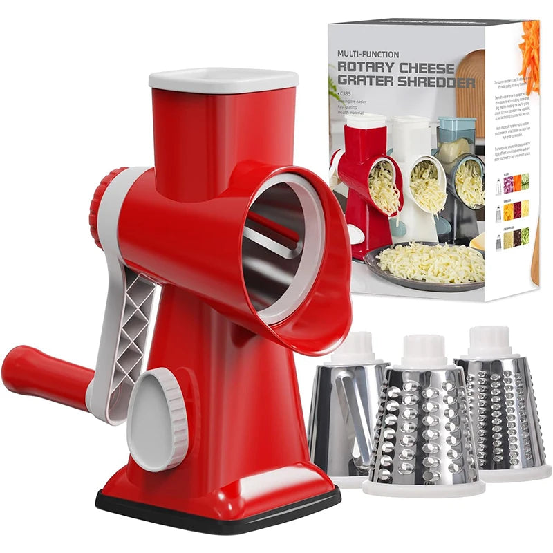 3 in 1 Rotary Manual Grater 