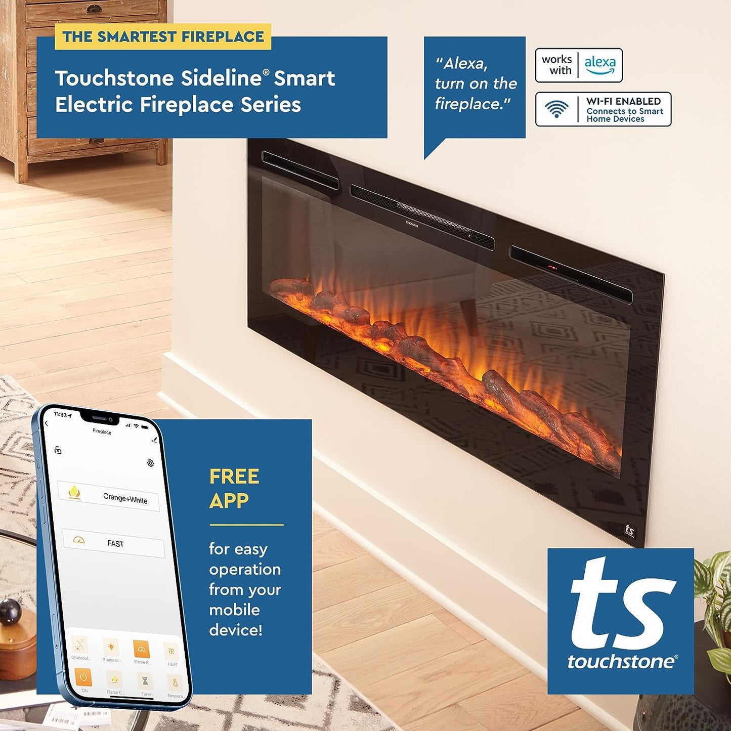 Smart Electric Fireplace